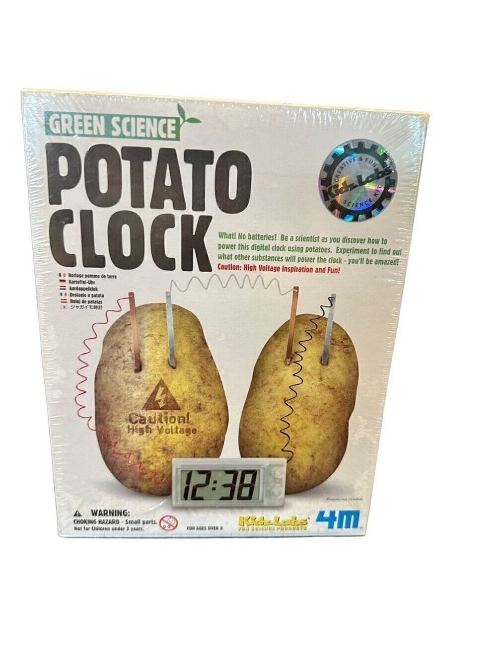 Potato Clock Green Science Project Experiment Kit kids Lab HomeSchool New